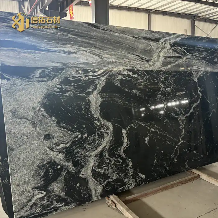 Natural Royal Ballet Black Granite Stone